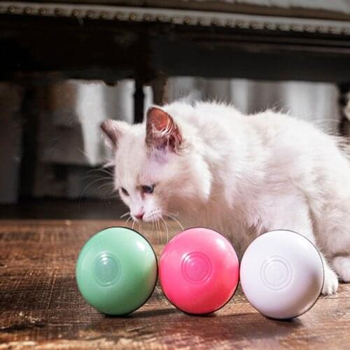 USB pet products Automatic Funny Cat Ball Electric Cat Toy Cat Toy Flash Rolling Led Infrared Pet Supplies Cat Toys Pet Toys