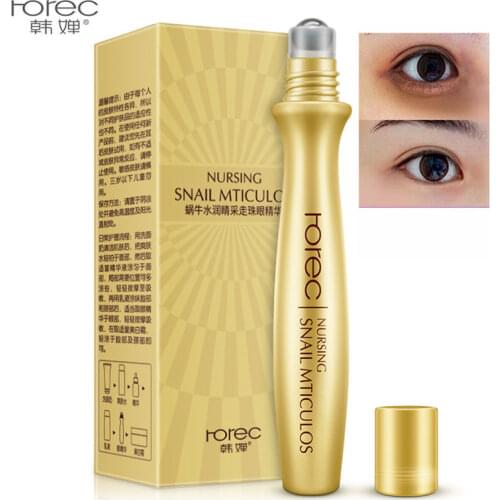 Rorec Snail Eye Serum Remove Dark Circle Anti-Aging Wrinkle Essence Moisturize Hydrating Serum Ease The Fatigue Of The Eye Care