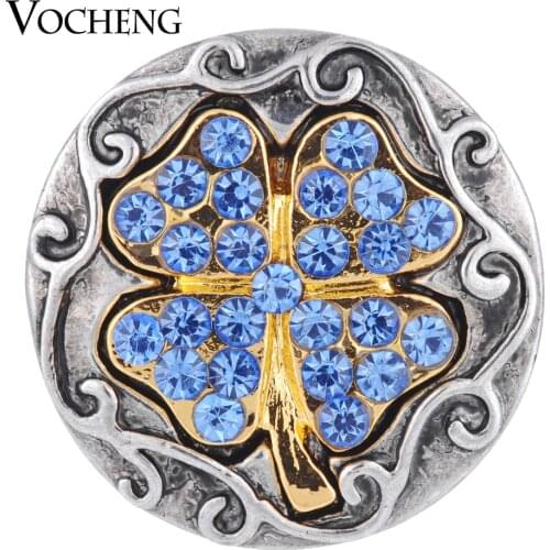 Vocheng Ginger Snap Jewelry 3 Colors 18mm Lucky Crystal Vn-1085