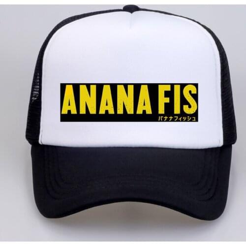 Japan Anime Banana Fish Baseball caps fashion print Women Men cool Mesh Trucker Cap Summer Casual Snapback hat