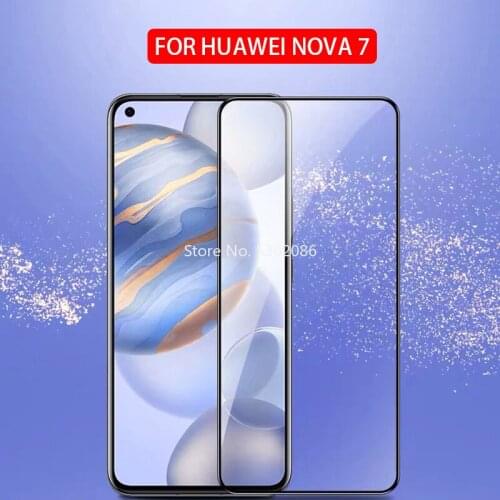 Protective Glass For Huawei nova 7i 7 se 7 pro Tempered Glass On For Huawei 7se 7 i i7 nova7i Safety Screen Protector Cover Film