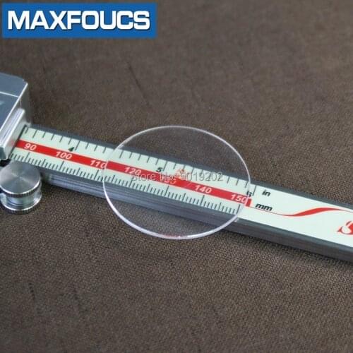 Flat 1.2mm Diameter 40/40.5/50mm Sapphire Glass Watch parts Table mirror Round Transparent Crystal Glass For Watch Repair