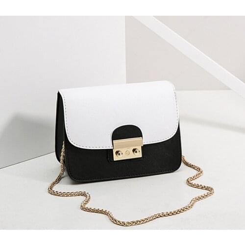 Womens bags womens bags new 2021 messenger bag female ins Joker chain bag Korean version of one shoulder slung bag