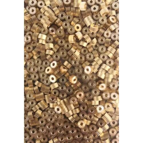 10pcs/Lot 0.25Modulus 20Teeth Copper Gear Hole 1.98mm Thickness 3mm