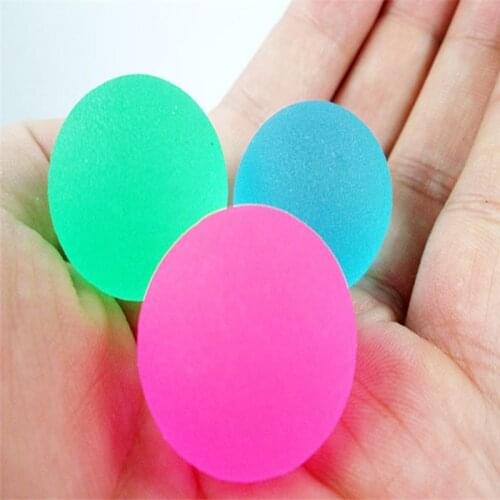 20 pcs/lot 32MM Luminous Moonlight High Bouncing Ball Glow in the Dark all colors mix children toys gifts