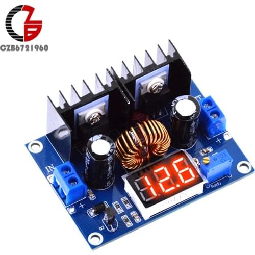 200W 8A XL4016 DC-DC Step Down Voltage Regulator 4V-38V to1.25V-36V Adjustable Buck Converter Power Transformer Supply Red LED