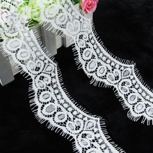 3meter/lot eyelashes lace ribbon 5.5cm lace fabric diy underwear wedding pajamas african lace fabric Womens clothing lace trims
