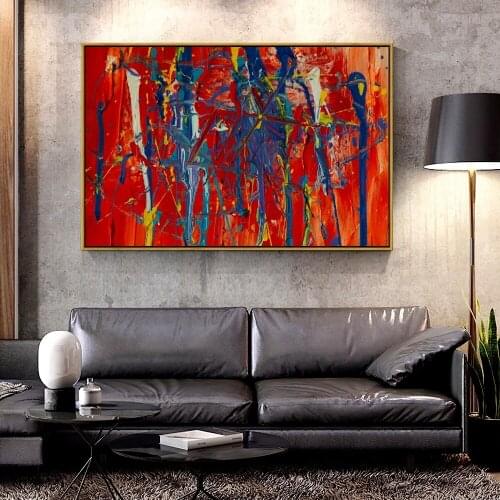 Artcozy Oil Canvas Painting canvas_paint_stains_ For Home Decoration Wall Art