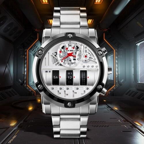 Man Watches Fashion Cool Watch Stainless Steel Quartz Watch Mens Luxury Top Brand Waterproof Clock 2021 Montre Homme