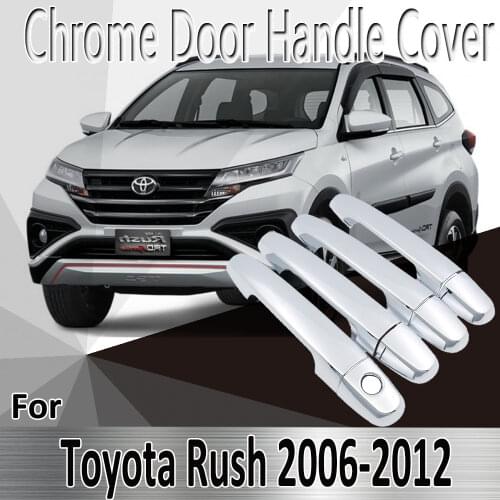 For Toyota Rush 2006-2012 2007 2009 2010 2011 2012 Styling Stickers Decoration Chrome Door Handle Cover Refit Car Accessories