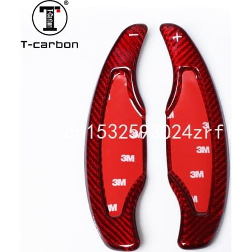 For Cadillac ATS ATS-L CT6 Car Carbon Fiber Steering Wheel Shift Paddle Shifter