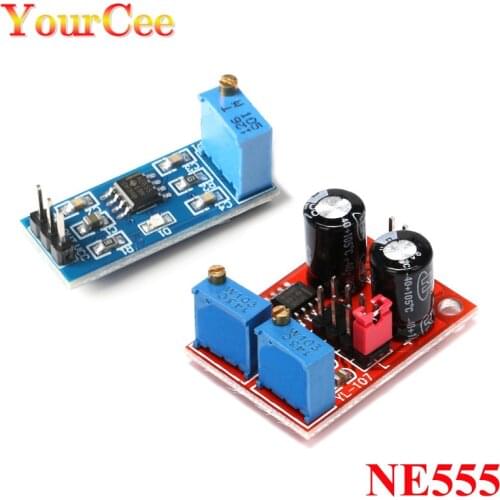 NE555 Pulse Generator Frequency Duty Cycle Adjustable Module Square Wave 5V-12V Signal Generator for Arduino DIY