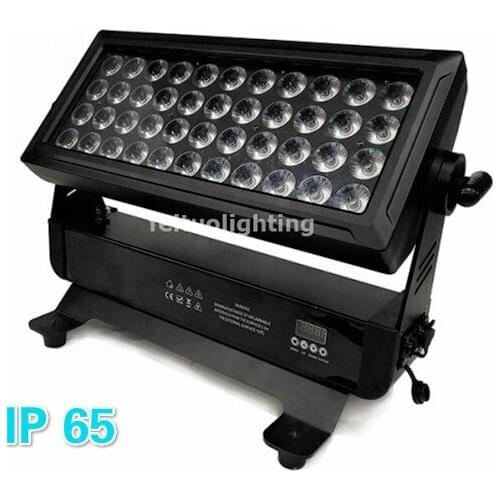 H-20pcs China free shipping outdoor Led 44x10w rgbw 4 in 1 full color led wide wall washer light waterproof ip65