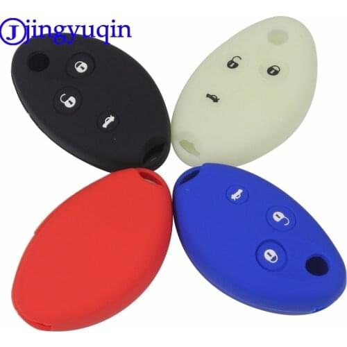 Jingyuqin 3 Buttons Remote Silicone Car-Styling Key Cover Case For Citroen Xsara/C5 Replacement Folding Flid Key
