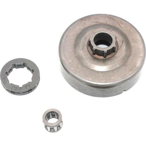 3/8" 7T Spur Sprocket Clutch Drum Needle Cage For Stihl 044 046 MS341 MS360 MS361 MS440 MS460 MS441 MS341Z MS360W MS360WVH MS361
