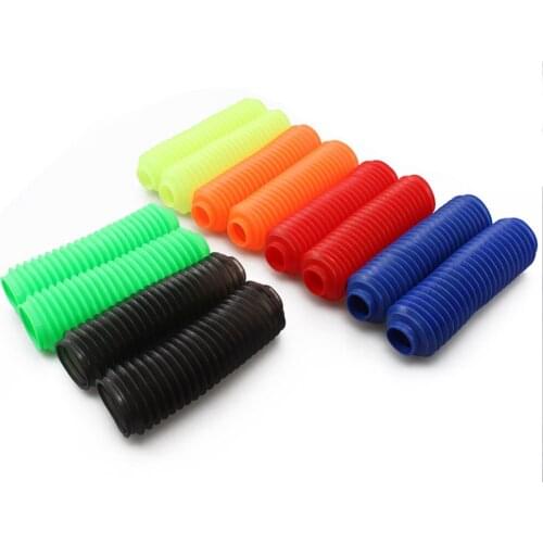 Motorcycle Rubber Front Shock Absorber Set Dust Protection Damping Cover For Kawasaki KLR650 Suzuki DR250 XR250 XR400 CRF