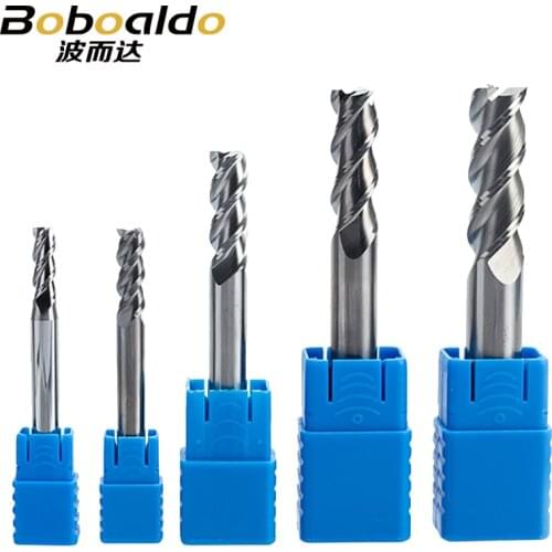 1PC 3 flutes Solid Carbide End Mill for Aluminum CNC Milling Cutter HRC45 Tungsten steel router bits CNC machine