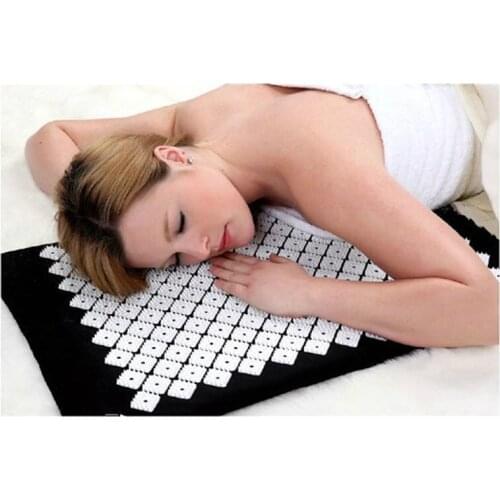 Massage Mat with Needles Head Neck Back Foot Massage Pad Spike Cushion Shakti Mat Pillow Acupressure Massage Mat