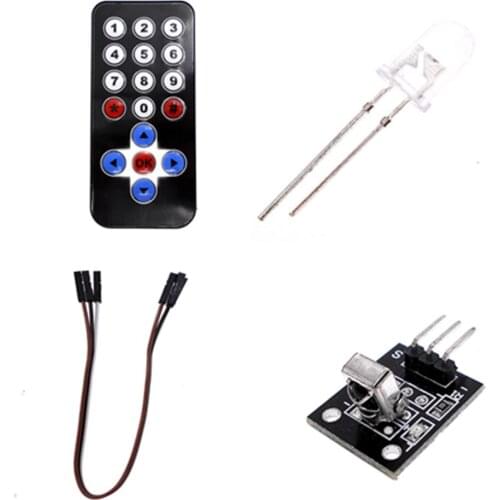 1p'cs Infrared IR Wireless Remote Control Module Kits DIY Kit HX1838 For Arduino Raspberry Pi