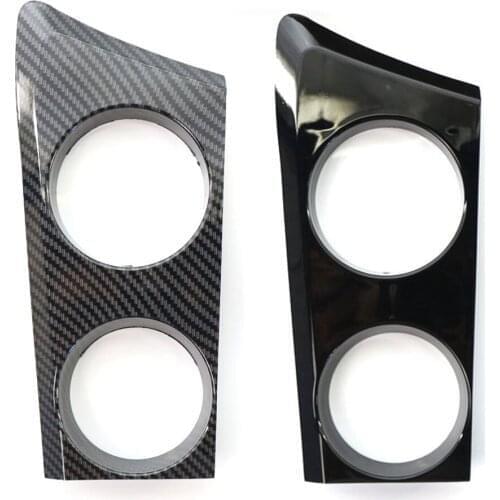 ABS Plastic Center Console Cup Holder Cover Trim ABS Car Styling Frame Sticker for BMW E81 E82 E87 E88 1 Series 04-11 LHD
