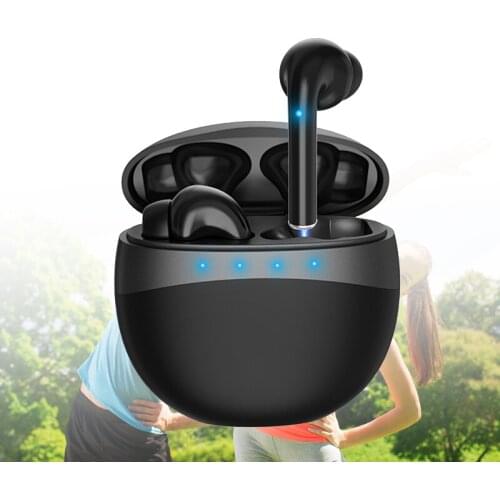 TWS Wireless Earphones Waterproof Stereo Music Headsets Bluetooth 5.0 Touch Control Earbuds 400mAh Charging Box for Smart Phones