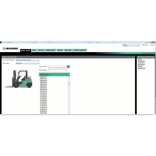 ForkLift Trucks 2017 (MCFA) for USA for Mitsubishi