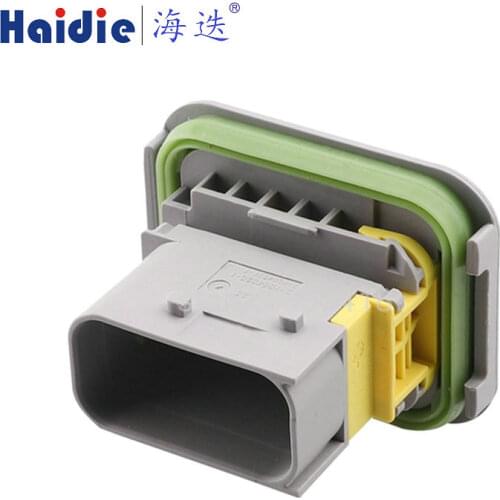 1sets 12pin waterproof plug 1703639-1 electrical connector for wire harness with stock 2-1703639-1
