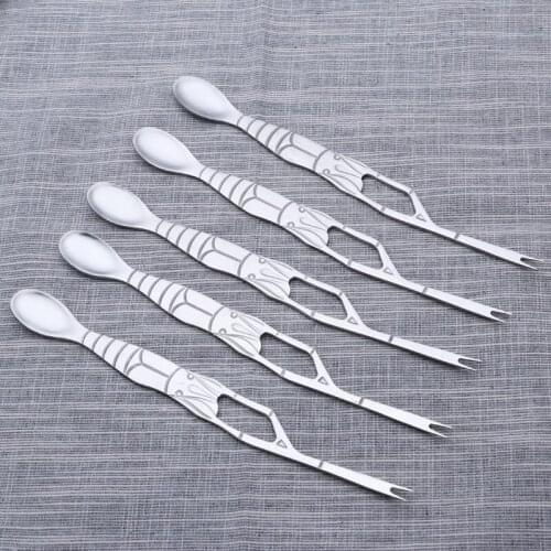 1PC Stainless Steel Lobster Crab Needle For Kitchen Cooking Tools Seafood Lobster Fruit Fork Food Clips Tool Seafood Accessory