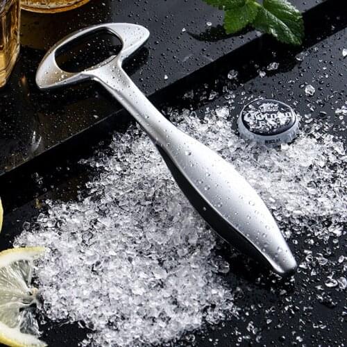 1 Pcs Zinc Alloy Beer Bottle Opener For Kitchen Bar or Restaurant Small Tool lid Opener Kitchen Tools