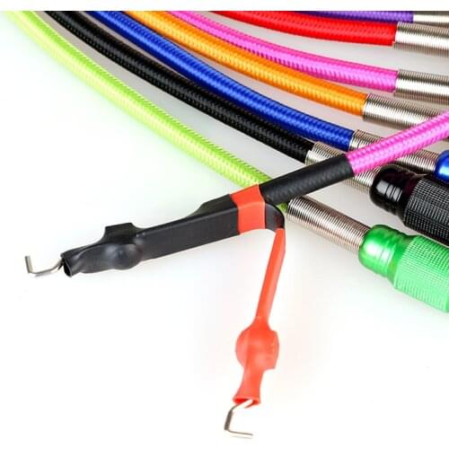 1pcs High quality tattoo equipment tattoo connection line tattoo power kit supply 5 color nylon tattoo clip cord free