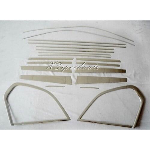 304 Stainless Steel 20PCS Full Window Frame Trim Cover For BMW X5 2008-2013