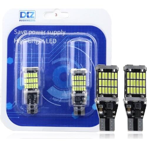 6500K Canbus Decoding T15 W16W 4014 45SMD Car LED Reversing Light Turn Signal Backup Light Led Lights For Car Turn Light