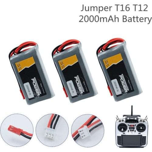 7.4V 2000MAH 2S Lipo Battery for Jumper T16 T12 Open Source Multi-protocol Radio Transmitter battery Remote Control Battery