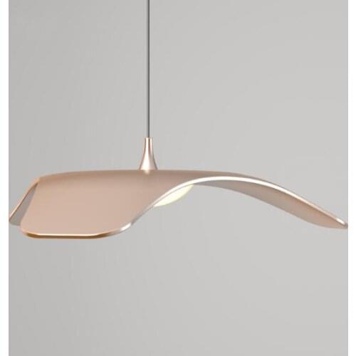 Modern LED dining room living room aluminum pendant lights luminaire lustres led pendant fixture lamp 10W red / gold / gray