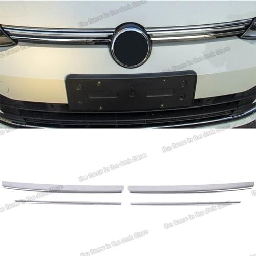 Lsrtw2017 Car Front Grill Logo Trim Styling Decoation for Volkswagen Vw Golf 8 MK8 Pro R 2021 2022 Accessories Auto Parts