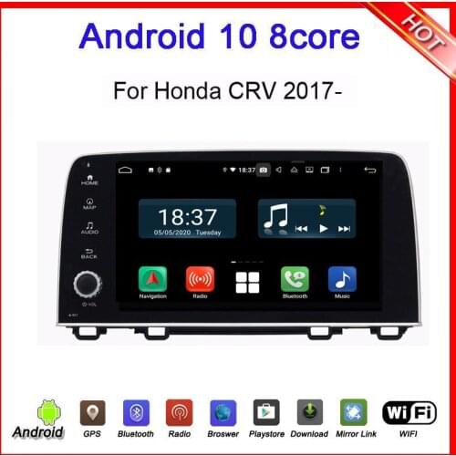 1din special car radio player for CRV 2017 with android 10 system 8core TDA7851 px5 autoradio bluetooth wifi DSP RDS