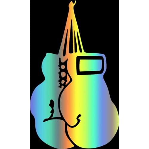 S51965# Various Sizes/Colors Car Stickers Vinyl Decal Boxing Gloves Motorcycle Decorative Accessories Creative