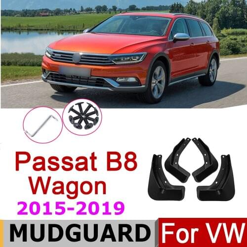 Mudflap For Volkswagen VW Passat B8 Wagon Estate 2019~2015 Fender Mud Guard Splash Flaps Mudguards Accessories 2018 2017 2016