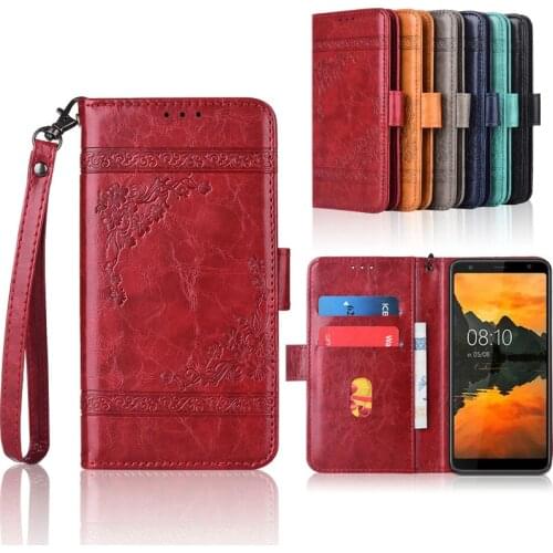 Wallet case for BQ BQ-6010G Practic cover with Strap,100% special PU Patterned Floral Flip Case With Card Pocket Kickstand case