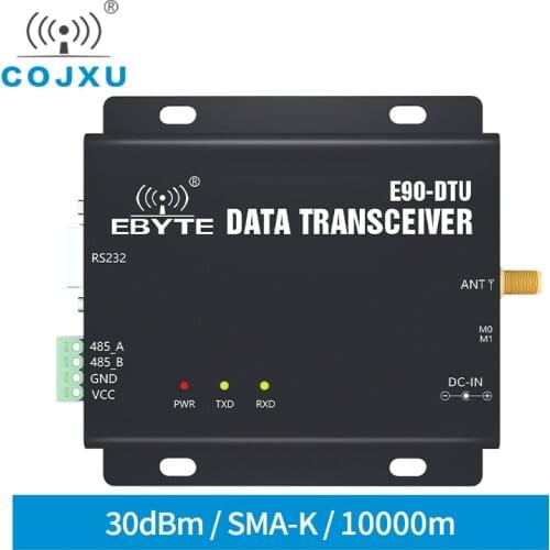 COJXU E90-DTU(900SL30) SX1262 Lora RS232 RS485 900Mhz 30dBm 10Km Range 0.3k~62.5kbps Wireless Lora Modem