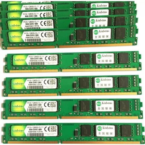 DDR3 RAM 1600MHz ddr3 8GB memory For deskpop 240pin New Good price