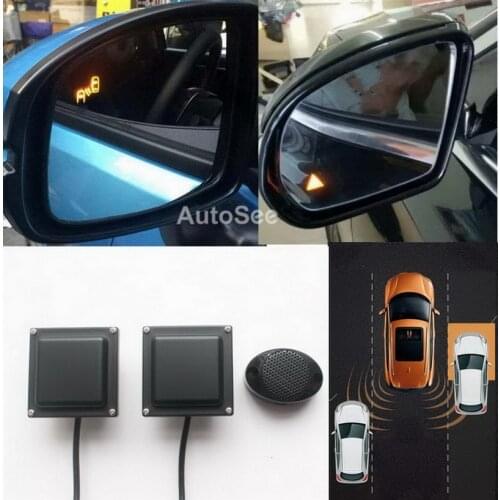 For Toyota Camry Corolla Vios CHR Reiz car BSD BSM blind spot Radar detect microwave sensor LCA mirror LED light warning