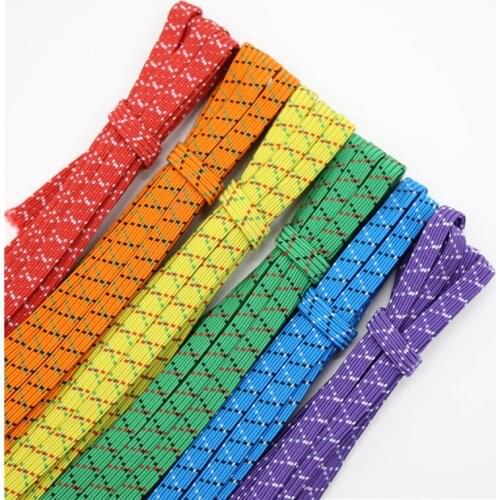 1pc 2 Layer Wide Elastic Band Sewing 8mm*3m Elastique Band Multi Color Fitas Strong Elastic Band