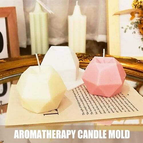 3D Irregular Silicone Candle Mould Aromatherapy Candle Mould DIY Handmade Candle Material Resin Mold Candle Making Supplies