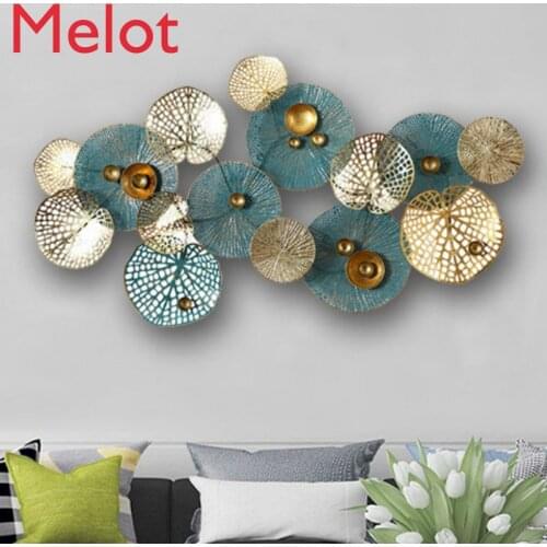 French Simple Three-dimensional Wall Decoration Wall Hanging Retro Nordic Wrought Iron Wall Decoration Living Room Pendant