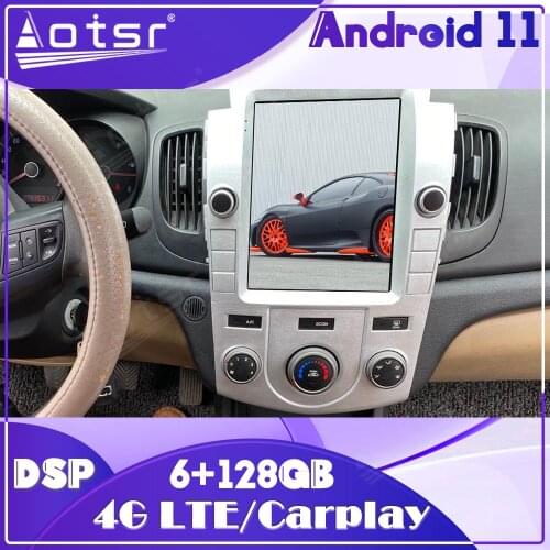 128GB For KIA Forte 2009-2012 Android Radio Tape Recorder Car Multimedia Player Stereo Head Unit GPS Navigation Auto Audio Tesla