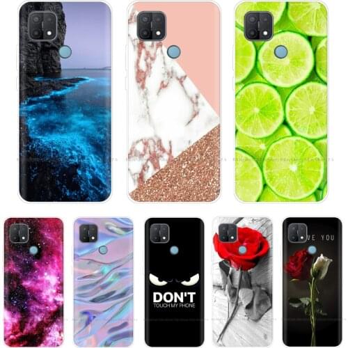 For OPPO A15 2020 CPH2185 Case 6.52 inch Soft Silicone Back Cover Case for OPPO A15 A 15 Cover Coque OppoA15 Back bumper Case