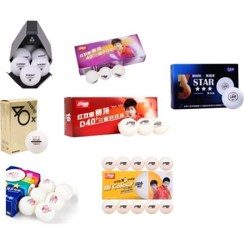 Original Dhs Palio Sanwei 729 Xiom 40+ 3 Stars New Table Tennis Ball New Technology For Ping Pong Racket Ittf Approved