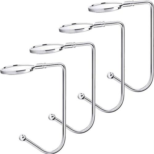 Portable Metal Hooks Hanging Hanger Storage Holders Buckle Organizer Household Christmas Stocking Hooks For Festive Party