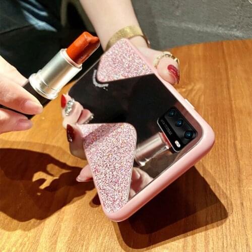 Luxury Silicone Glitter Mirror Phone Case For Huawei P40Pro P40 P30Pro P30 Mate 30Pro 30 Ultra-thin Cute Colorful Soft Cover